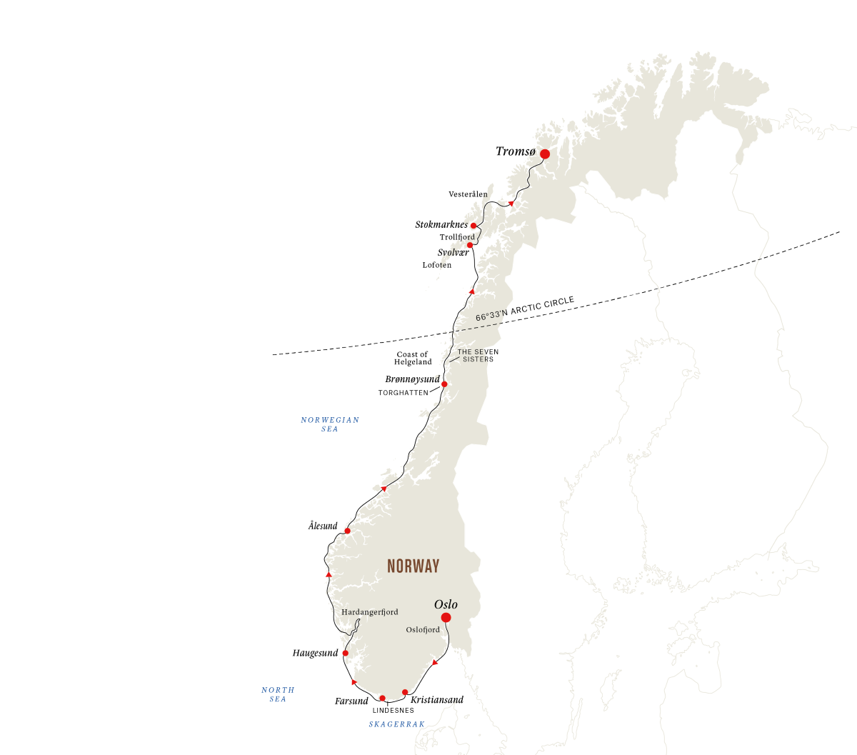Visit Tromsø and the Arctic Circle