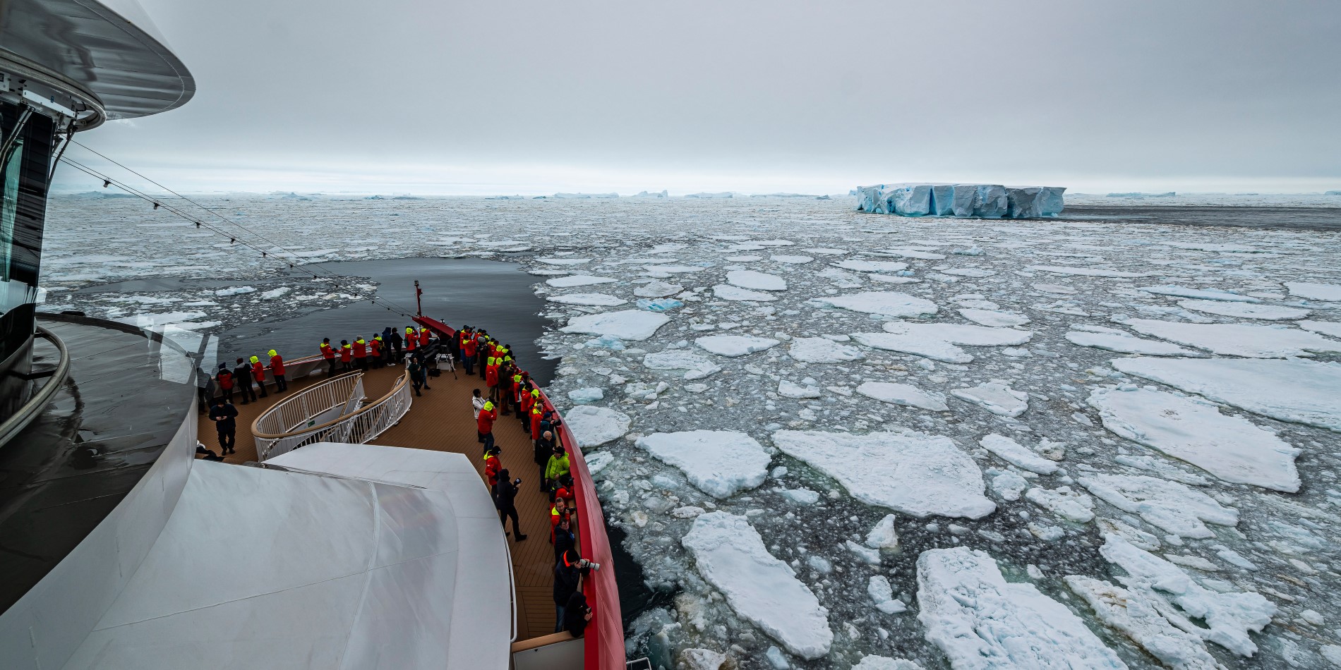 Hurtigruten’s MS Roald Amundsen Makes History by Traveling the Furthest South of Any Company Ship.