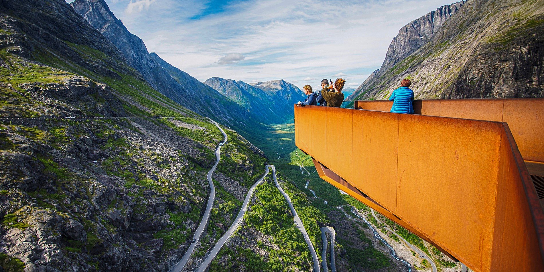 Viewpoint overlooking Trollstigen, Norway