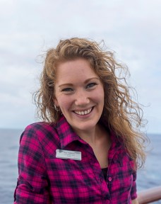 Hurtigruten expedition team member Helga Kristensen