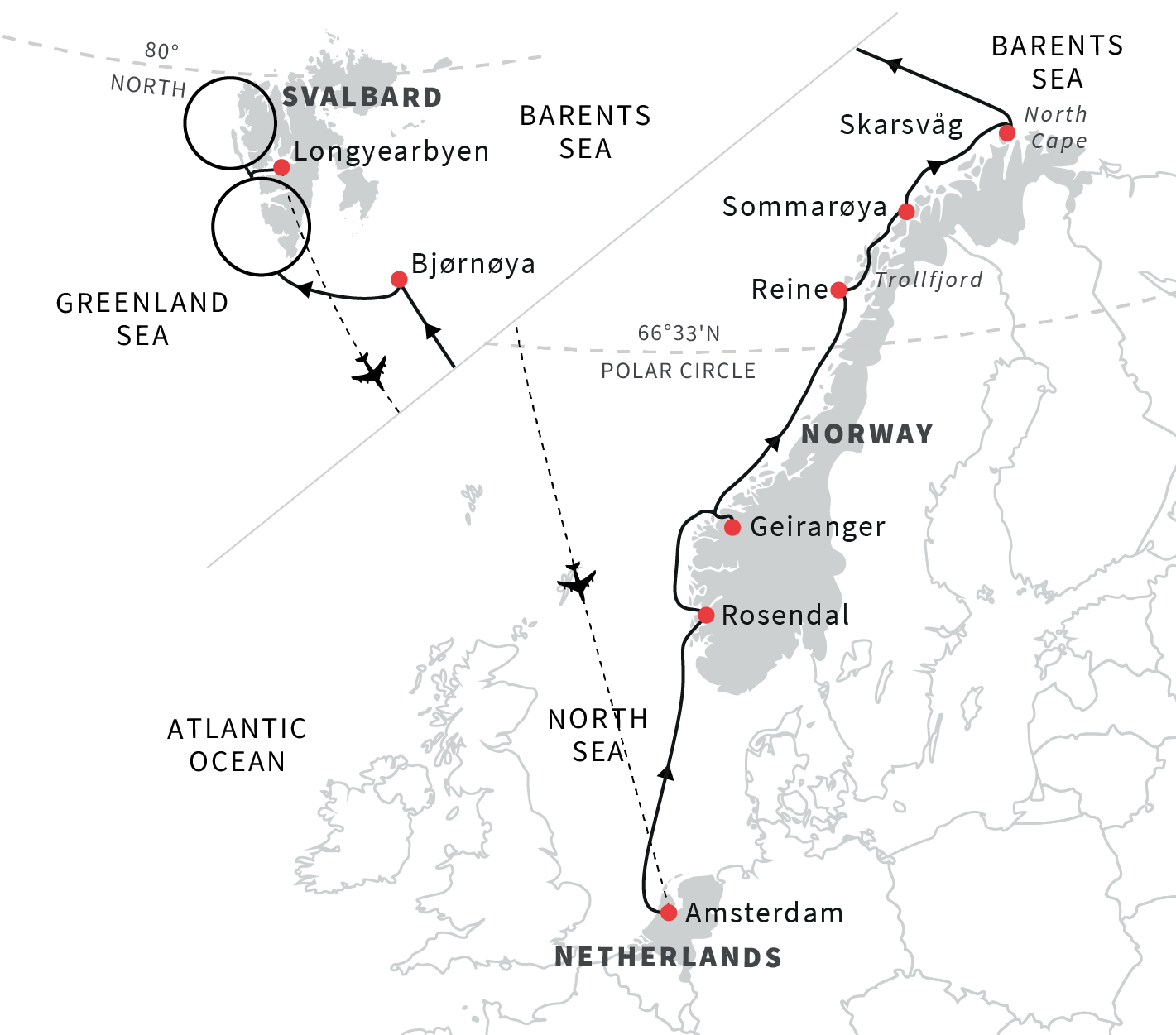 tours from amsterdam to norway