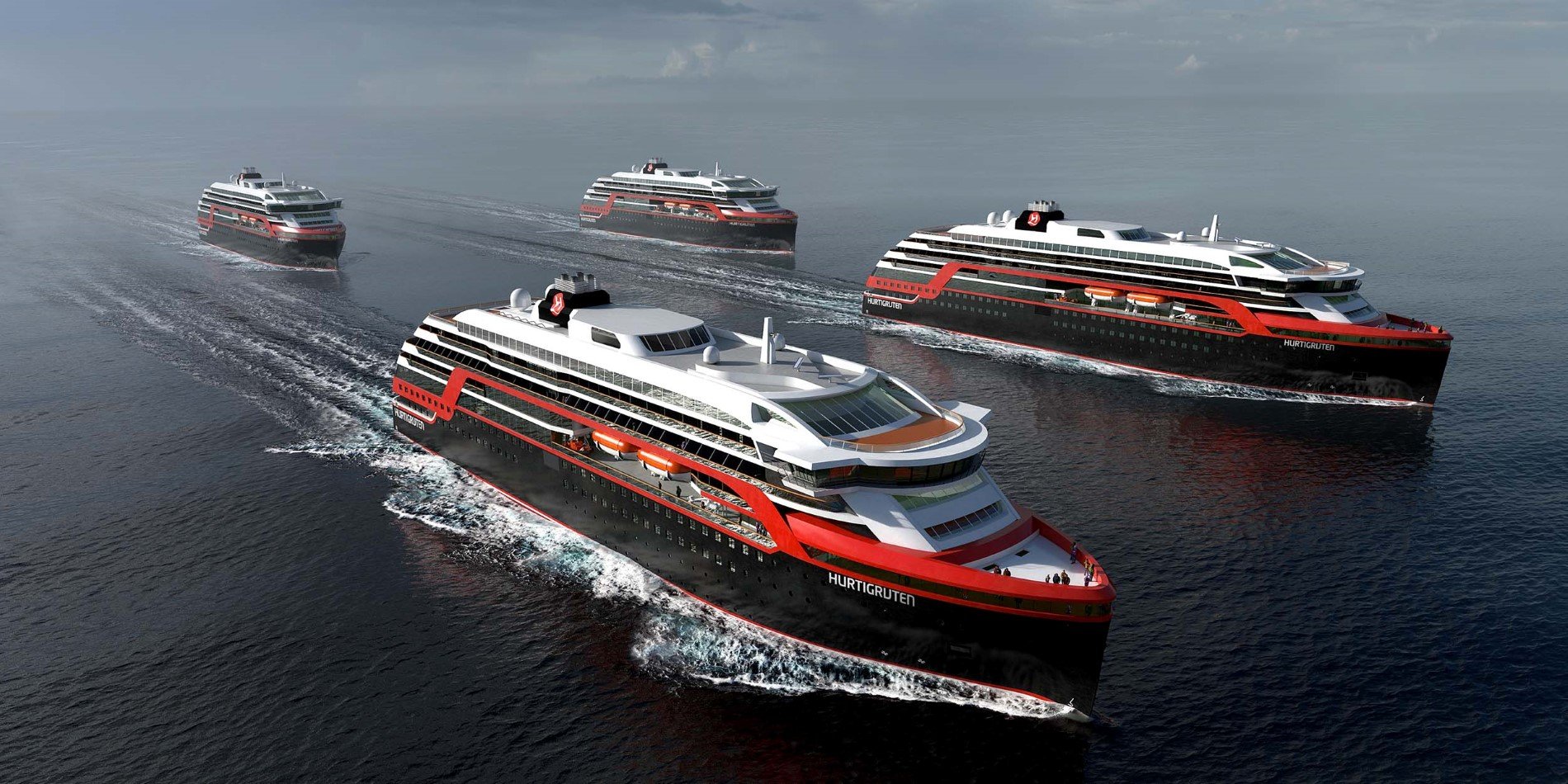 4 new explorer ships have been announced by Hurtigruten