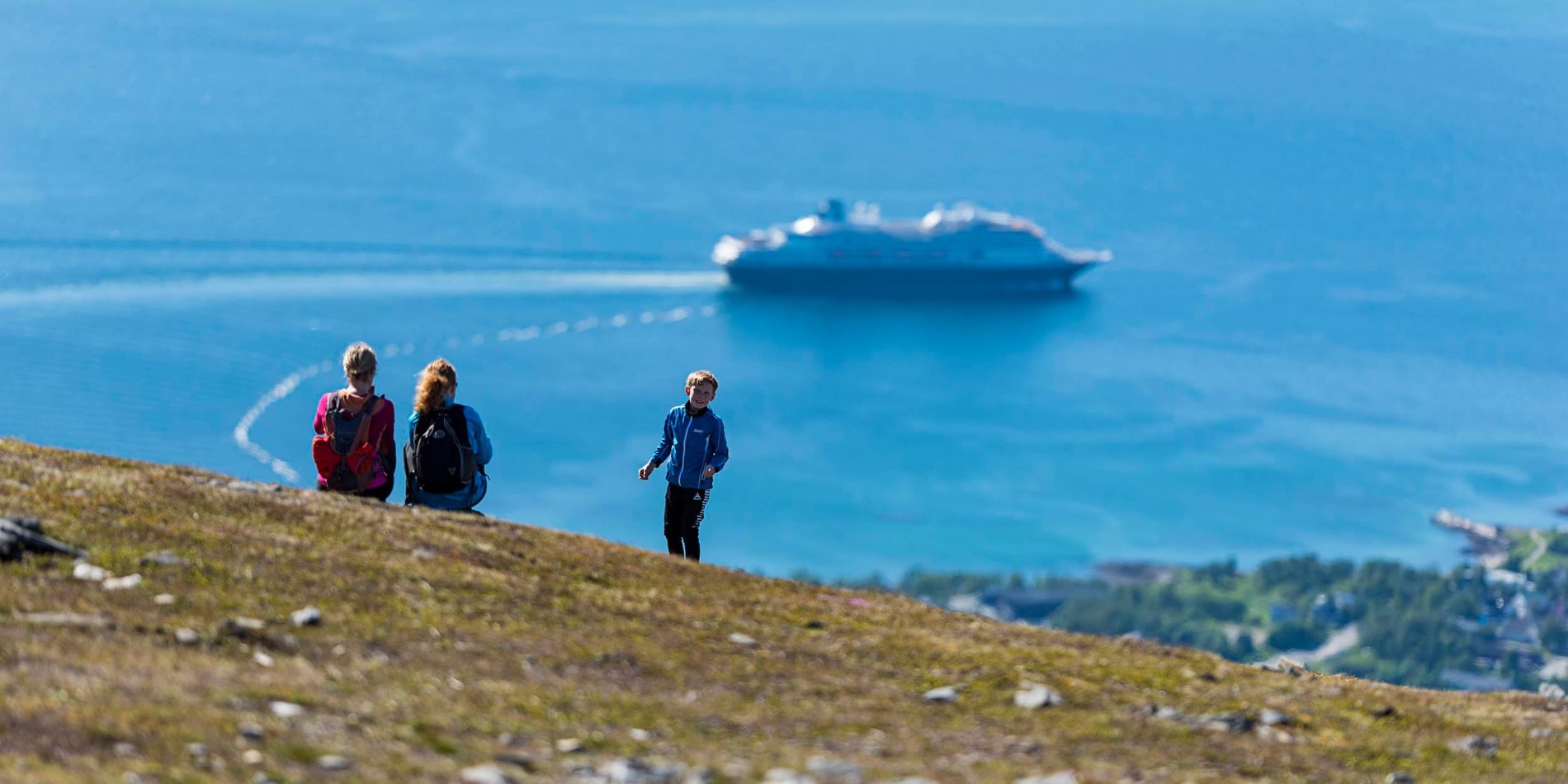 Mountain hike in Tromsø Norway