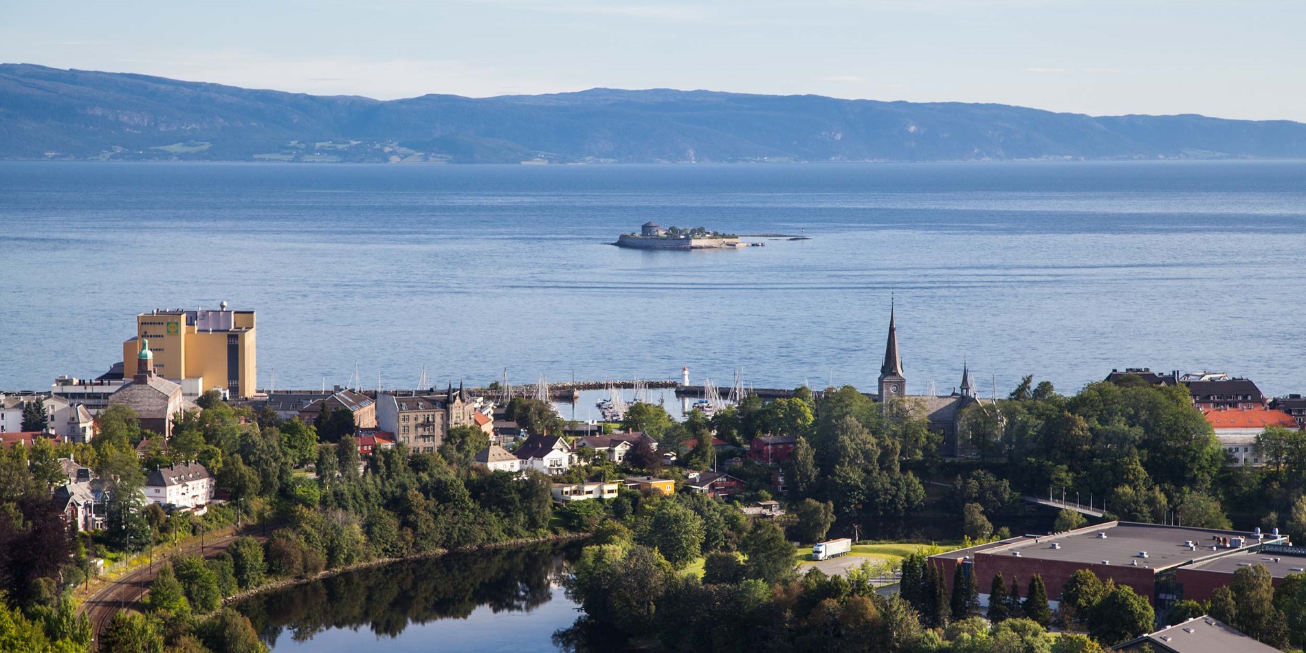 The Trondheimsfjord is Norway's third longest fjord